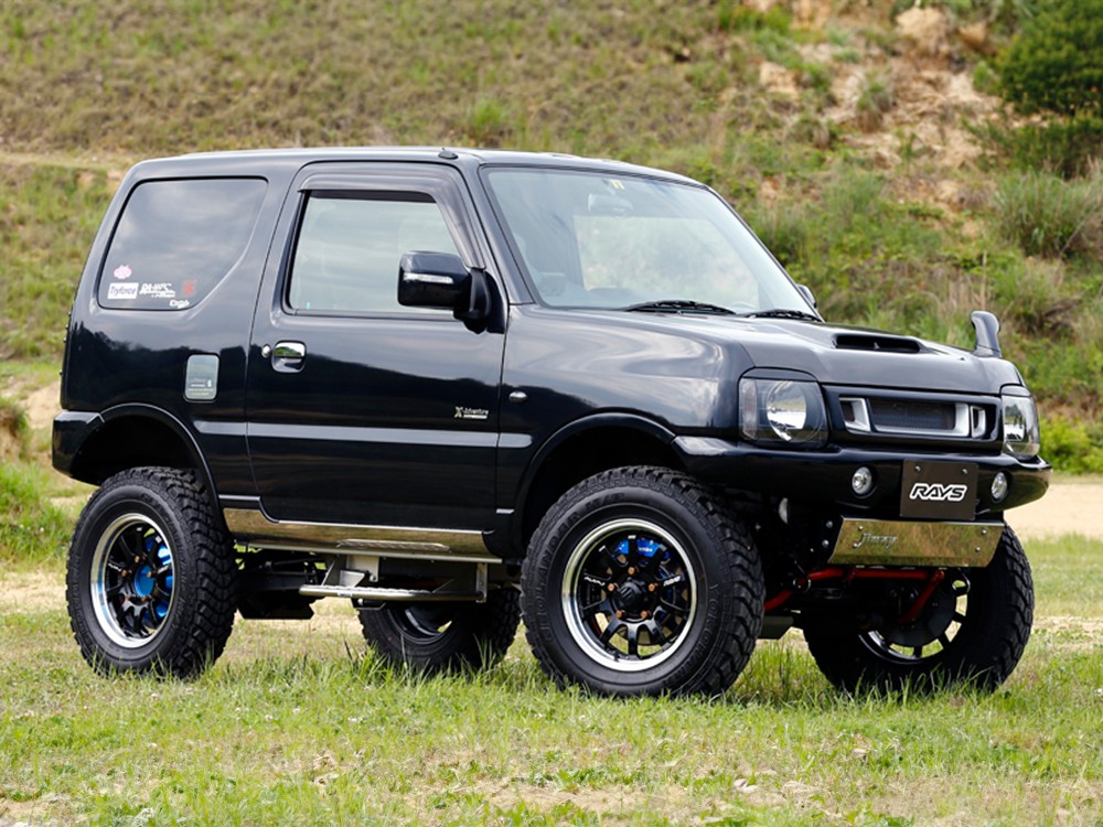 RAYS A-LAP-J 16x5.5J ブラック/リムDC 10026552015BD - 写真 17