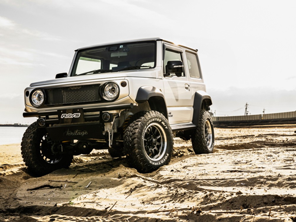 RAYS A-LAP-J 16x5.5J ブラック/リムDC 10026552015BD - 写真 10