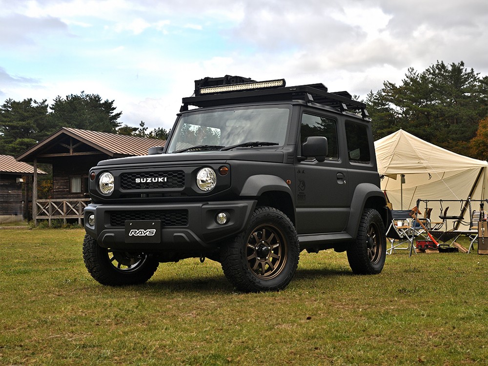 RAYS A-LAP-J 16x5.5J ブラック/リムDC 10026552015BD - 写真 7