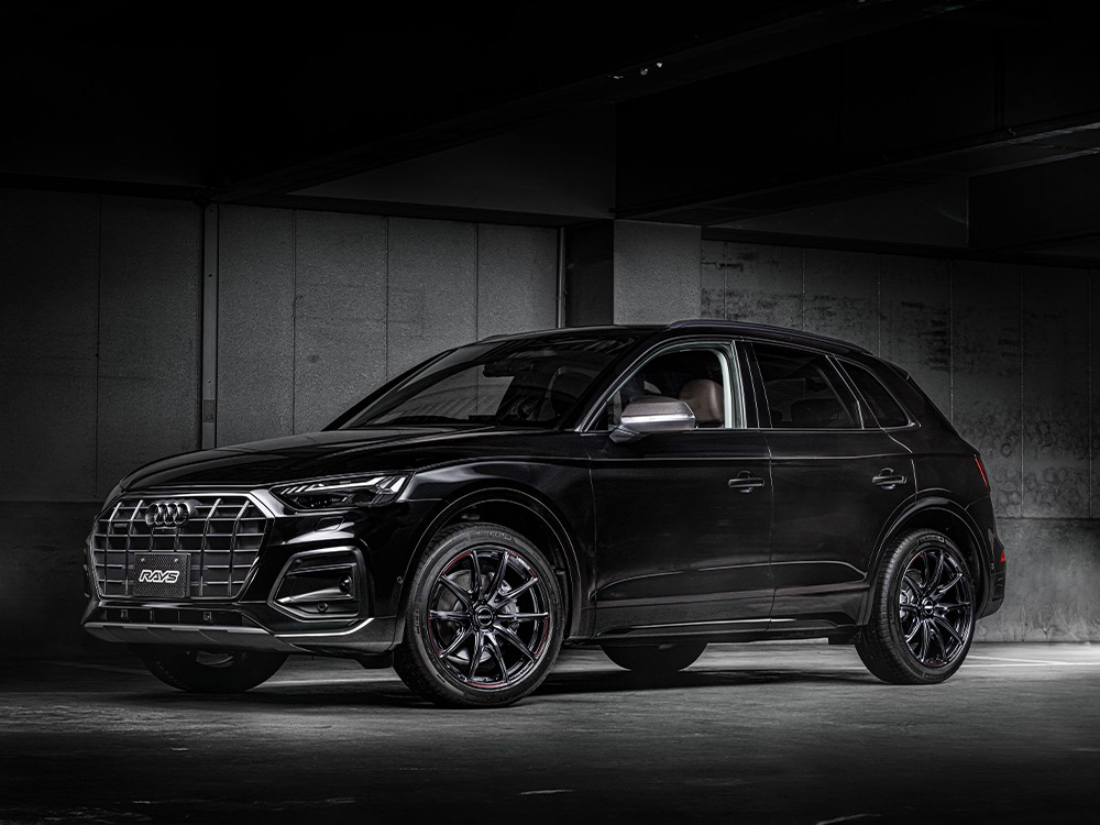 RAYS VV25R 19x8J Glass Black + RAP(68J) Diamond Cut/Side Jet Black 12299804520YAJ - Фото 13