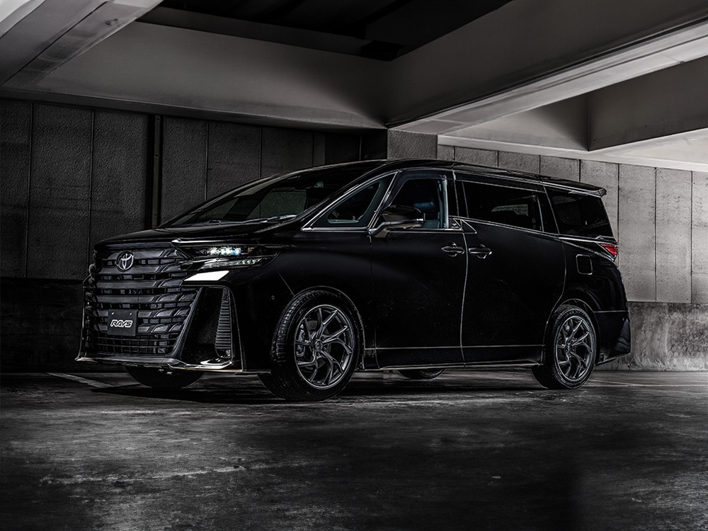 RAYS C-01 19x7J Матовый оружейный чёрный/Кромка обода DC 12989704084MK - Фото 9