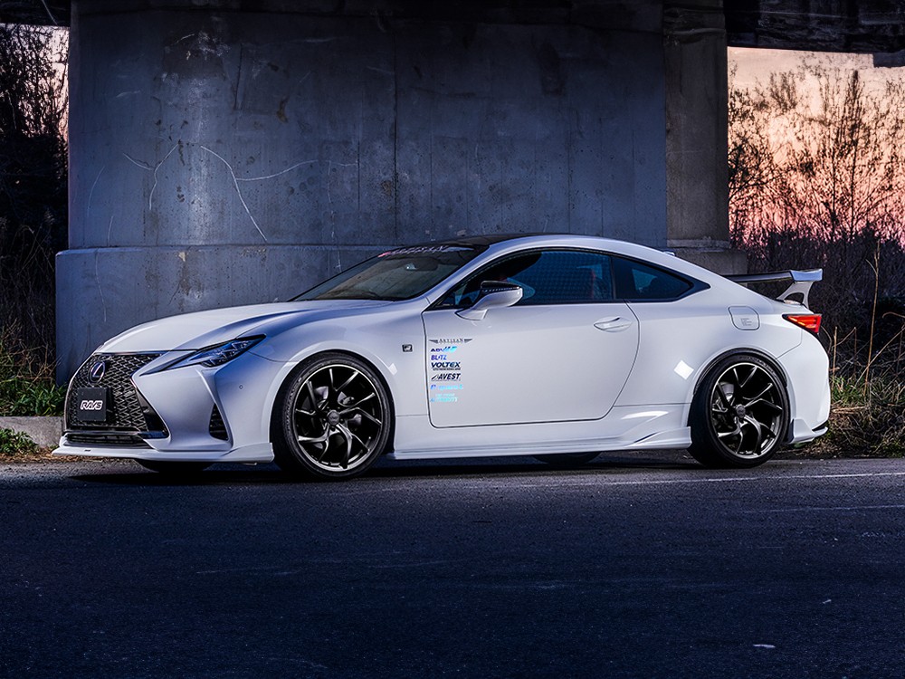 RAYS C-01 19x7J Матовый оружейный чёрный/Кромка обода DC 12989704084MK - Фото 36