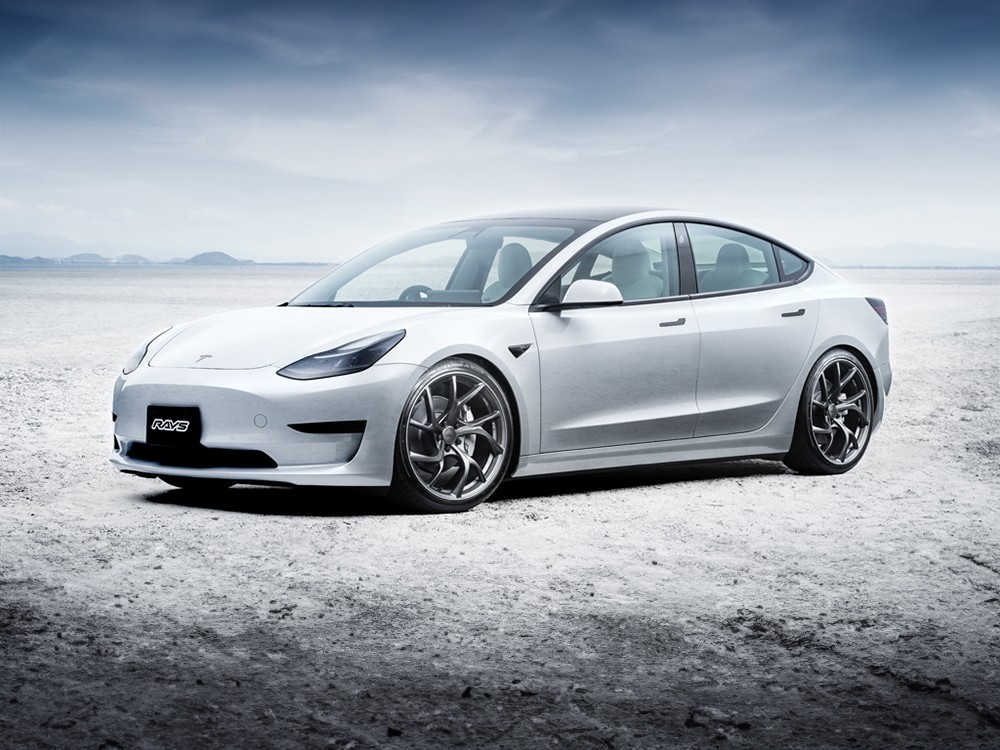 RAYS C-01 19x7J Матовый оружейный чёрный/Кромка обода DC 12989704084MK - Фото 12