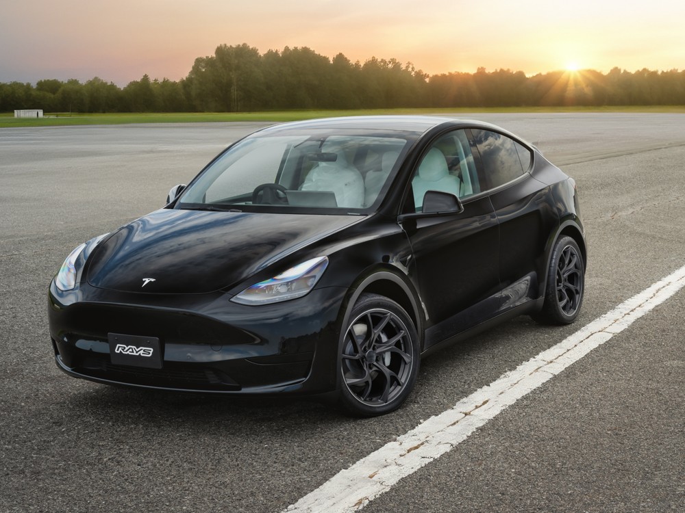 RAYS C-01 19x7J Матовый оружейный чёрный/Кромка обода DC 12989704084MK - Фото 6