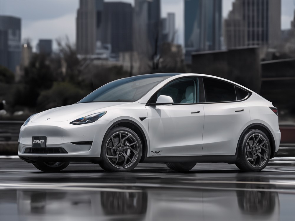 RAYS C-01 19x7J Матовый оружейный чёрный/Кромка обода DC 12989704084MK - Фото 5