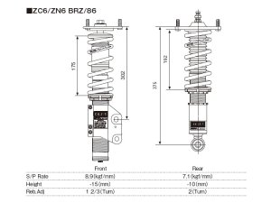 Prova OHLINS DFV ZC/ZN 30500CM0000