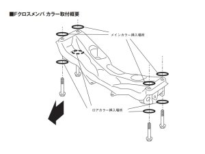 Prova F. Распорка поперечины 45500SN0100