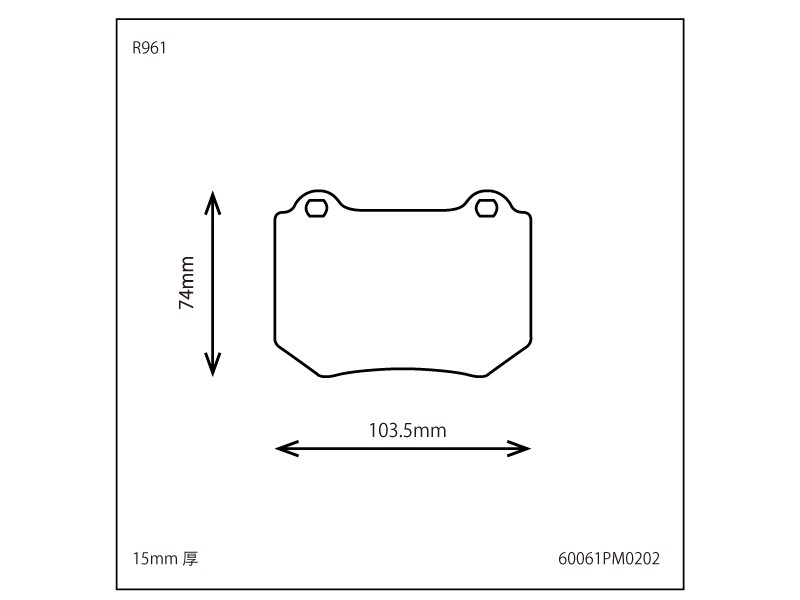 Prova R Спортивные тормозные колодки 61 60061PM0202 - Фото 2