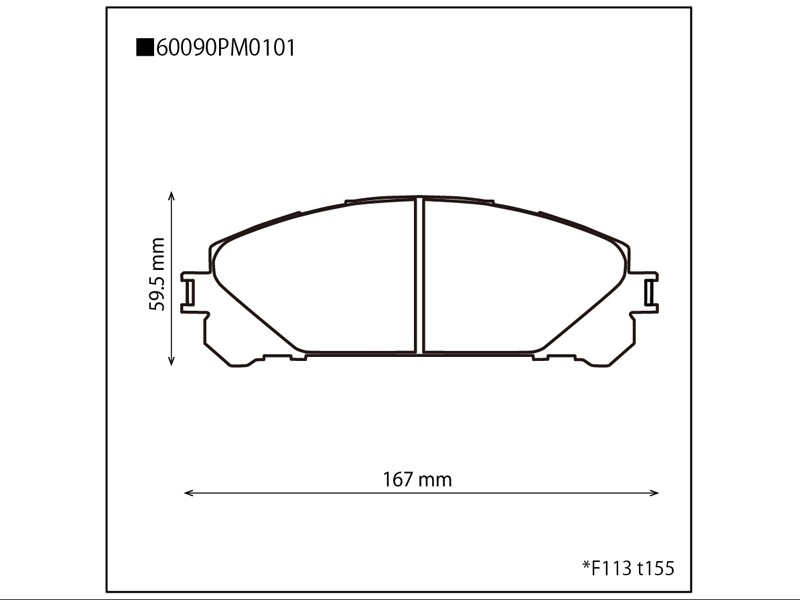Prova F Спортивные тормозные колодки 90 60090PM0101 - Фото 1