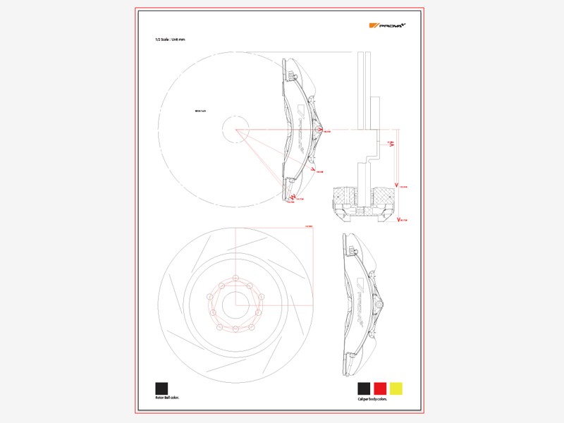 Prova F. Комплект тормозной системы VA/VM 62600PM4321/4322/4323 - Фото 2