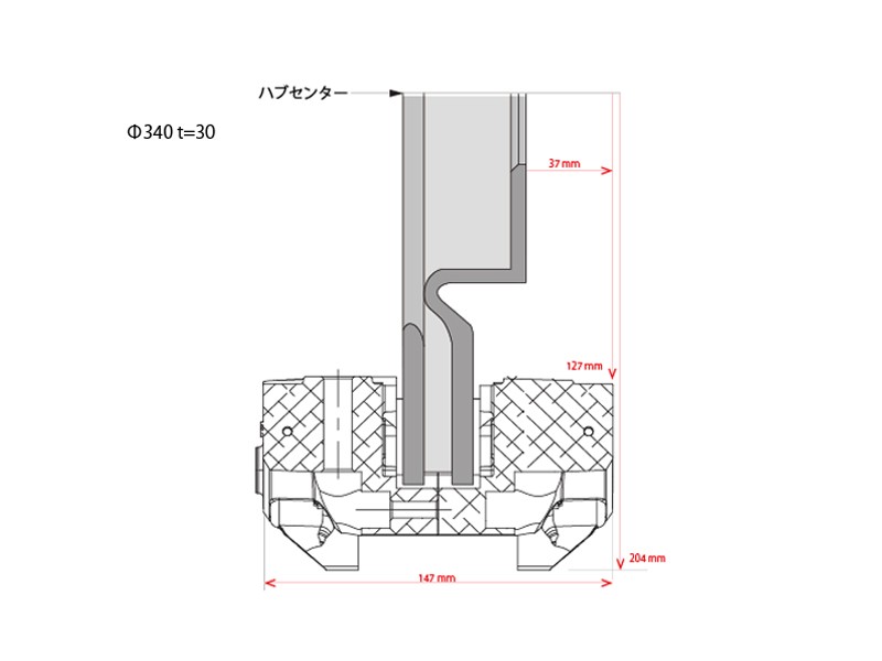Prova F. Тормозная система Комплект VA/VM 340 62600PM4341/4342/4343 - Фото 4