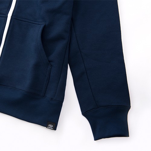 Subaru Heavyweight Флисовая худи с полной молнией (тёмно-синяя) FHDS22004901 - Фото 5