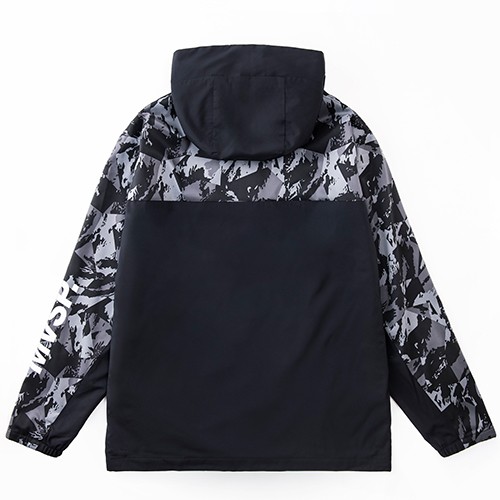 Subaru Толстовка с полной молнией HEAT NAVI с принтом по всей поверхности и логотипом на рукаве (черный) FHDS22005101 - Фото 2