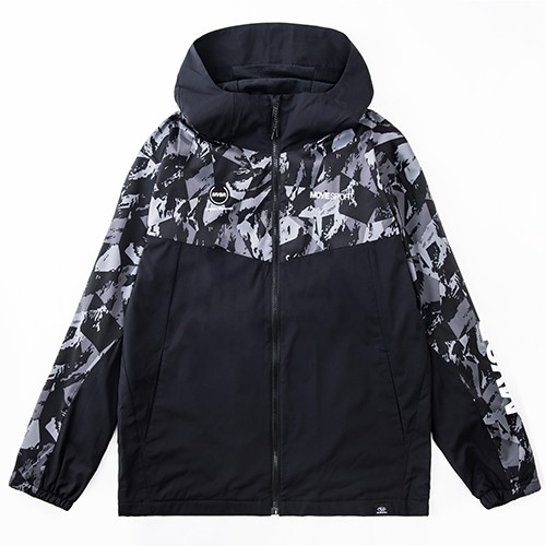 Subaru Толстовка с полной молнией HEAT NAVI с принтом по всей поверхности и логотипом на рукаве (черный) FHDS22005101 - Фото 1