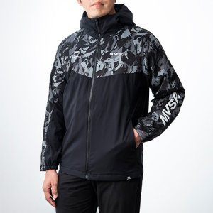 Subaru Толстовка с полной молнией HEAT NAVI с принтом по всей поверхности и логотипом на рукаве (черный) FHDS22005101