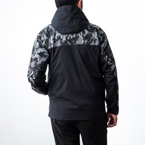 Subaru Толстовка с полной молнией HEAT NAVI с принтом по всей поверхности и логотипом на рукаве (черный) FHDS22005101