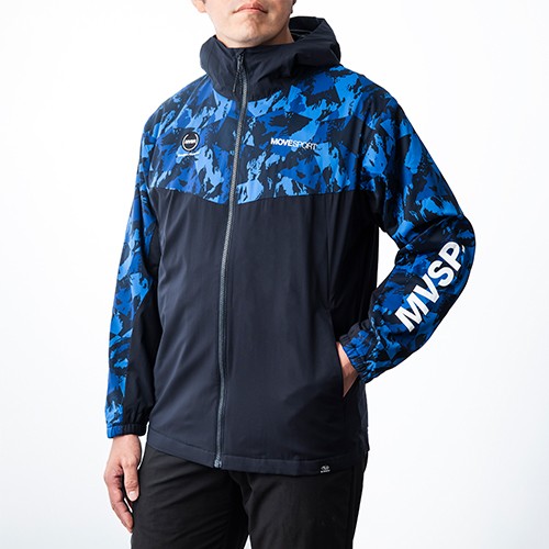 Subaru Толстовка с полной молнией HEAT NAVI с принтом по всей поверхности и логотипом на рукаве (темно-синий) FHDS22005201 - Фото 7