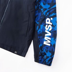 Subaru Толстовка с полной молнией HEAT NAVI с принтом по всей поверхности и логотипом на рукаве (темно-синий) FHDS22005201