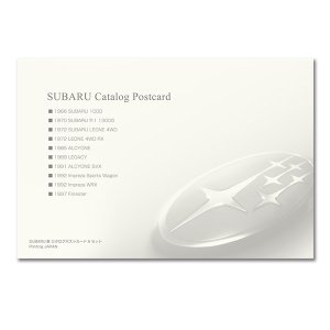 Subaru Почтовая открытка-каталог автомобилей SUBARU Набор A FHSI16034001