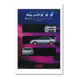 Subaru Почтовая открытка-каталог автомобилей SUBARU Набор B FHSI16034002