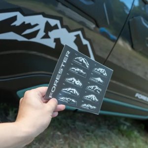 Subaru Наклейка с горами (10 видов) FHUS25000400