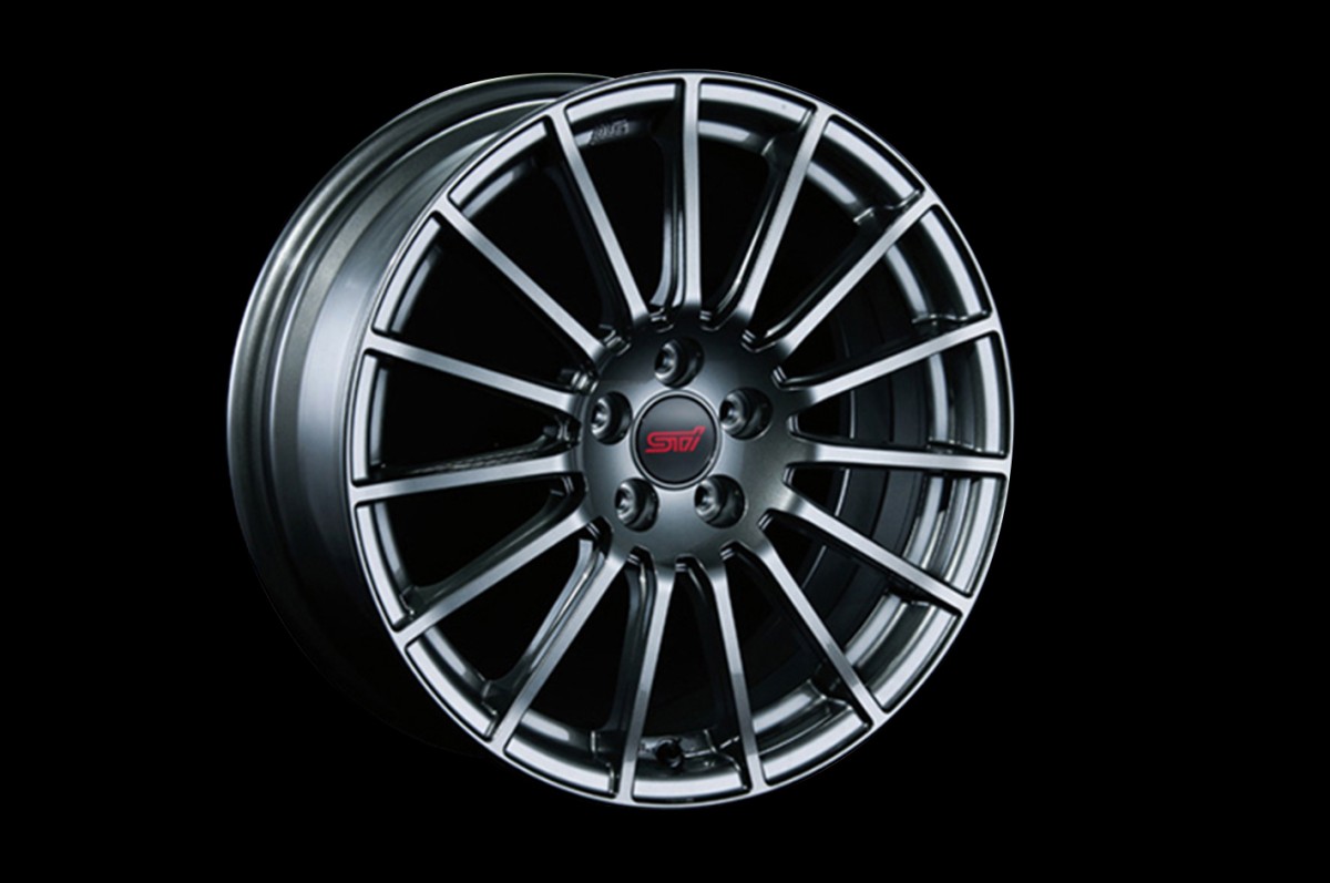 STI ホイールセット17インチ 7.5J（シルバー／ガンメタ／ブラック） SG217AL000 - 写真 2
