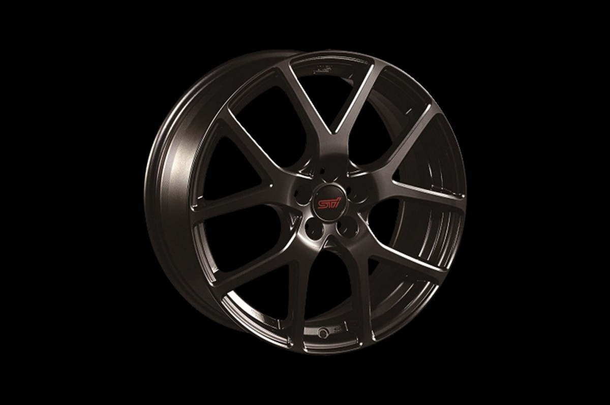 STI Комплект алюминиевых дисков 18 дюймов 7.5J (серебристый/темно-серый/черный) SG217FL100 - Фото 3