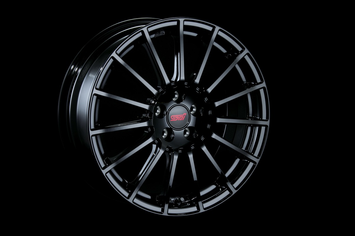 STI Juego de ruedas de 18 pulgadas 7.5J (plateado/gris metálico/negro) SG217VA100 - Foto 3