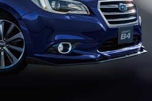 STI Передний нижний спойлер глянцевый черный (типы A~C) SG517AL020