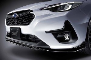 STI Передний нижний спойлер черный SG517FN000