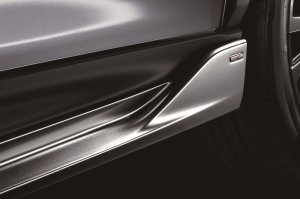 STI Боковой нижний спойлер STI, серебристый (S:HEV) OEM SG517VC180 для Subaru Layback VN5-LB
