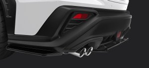 STI Задний боковой нижний спойлер (черный) SG517VC210