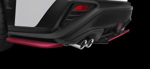 STI Задний нижний спойлер (вишнёво-красный) SG517VC220