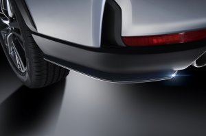 STI Rear Side Under Spoiler Black