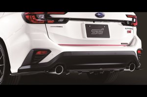 STI STI Задний нижний спойлер Чёрный SG517VC300