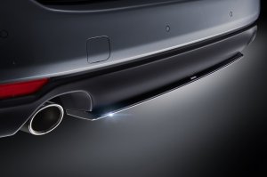 STI STI Задний нижний спойлер Чёрный SG517VC340