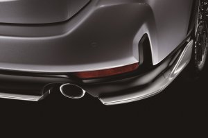 STI Задний нижний спойлер STI, серебристый (S:HEV) OEM SG517VC380 для Subaru Layback VN5-LB — 2