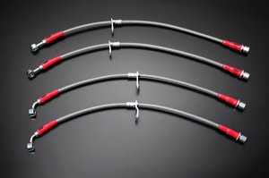 STI Комплект тормозных шлангов из нержавеющей стали с оплеткой ST26550EZ000