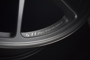 STI STI производительное колесо BBS 18 дюймов 7.5J (матовый серый) ST28100ZM000