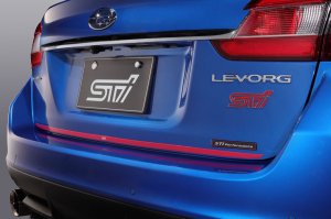STI テールゲートガーニッシュ（チェリーレッド） ST91042VV060 - thumbnail 4