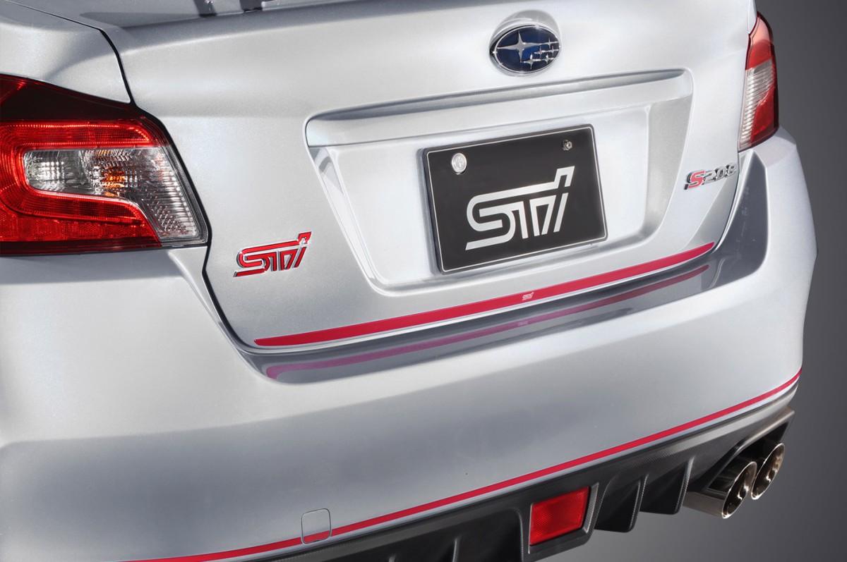 STI Гарнитур крышки багажника (вишнёво-красный) ST91042VV080 - Фото 3