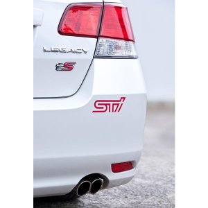 STI STI Наклейка A (Вишнево-красная) STSG14100270