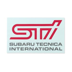 STI Наклейка STI B (Вишнёво-красная) STSG14100291