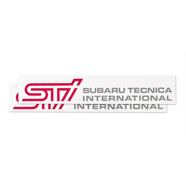 STI Наклейка STI C (Вишнёво-красная) STSG14100310 - Фото 1