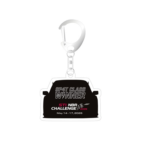 STI STI NBR CHALLENGE 2026 Class Victory Commemorative Acrylic Keychain STSG26100380 - Photo 2