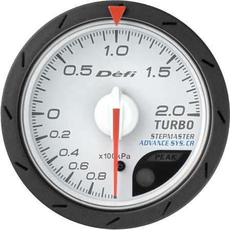 DEFI Defi-Link Meter ADVANCE CR アドバンスシーアール ターボ計 200kPaモデル（表示範囲：-100kPa～+200kPa） Φ52 DF07801 - 写真 1