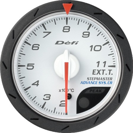 DEFI Defi-Link Meter ADVANCE CR アドバンスシーアール 排気温度計 （表示範囲：200℃～1100℃） Φ52 DF08501 - 写真 1