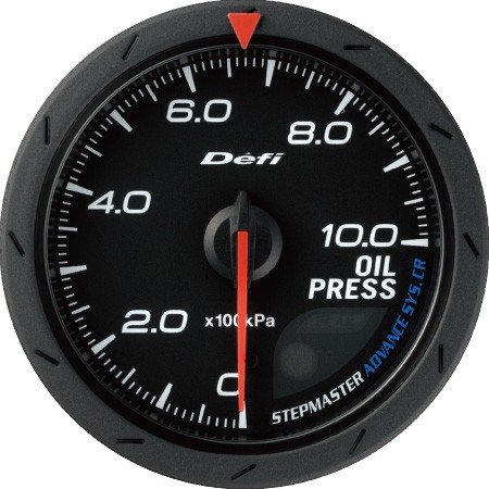 DEFI Defi-Link Meter ADVANCE CR アドバンスシーアール 油圧計 （表示範囲：0kPa～1000kPa） Φ52 DF08902 - 写真 1