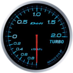Defi-Link Meter ADVANCE BF ターボ計 Max200kPaモデル (表示範囲: -100kPa～+200kPa) Φ60 ブルー