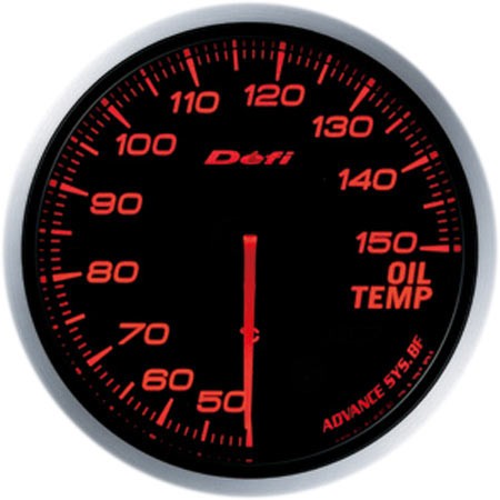 DEFI Defi-Link Meter ADVANCE BF（アドバンスビーエフ） 油温計（表示範囲：50℃～150℃） Φ60 アンバーレッド DF10402 - Фото 1